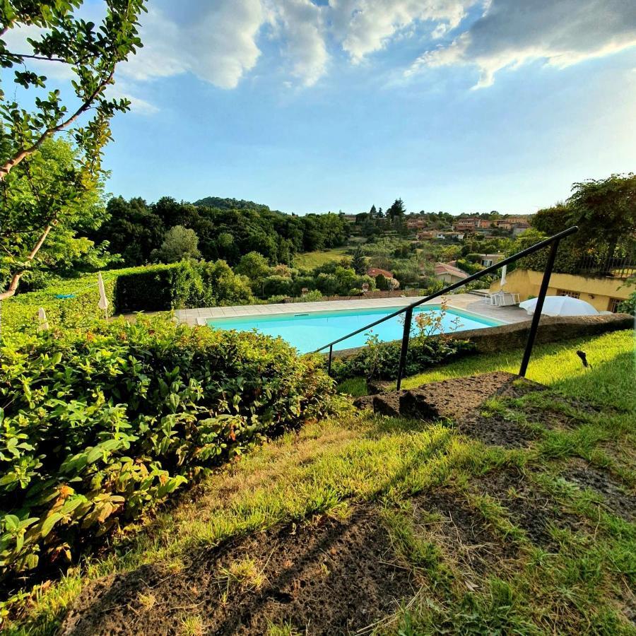 Appartamento Stropea Con Giardino Privato E Piscina 소리아노델라고 외부 사진
